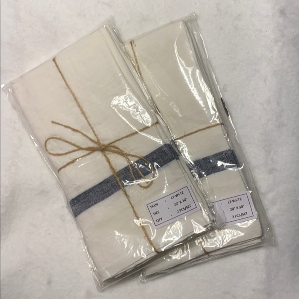 Caravan Tea Towels, 2 sets of 2 tea towels